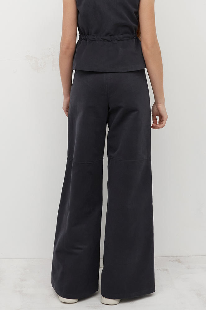 Штани бавовна широкі димчасто-синій (БР 92)